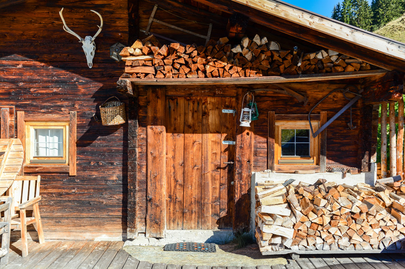 Holzhütte